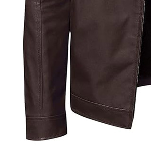 Chaqueta de Cuero de Nuevo Diseño para Hombre, Estilo Moderno, Chaqueta de Cuero Profesional de Alta Calidad al por Mayor para Hombre - Product Image 5