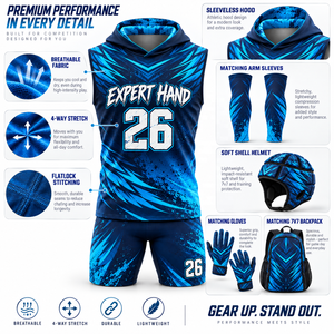Ensemble Maillot et Short de Football 7v7 Personnalisé à Compression, Anti-Transpiration, pour Entraînement et Matchs Jeunes et Adultes - Tenue de Sport - Product Image 6