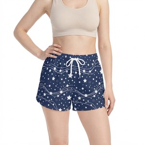 Shorts Deportivos Casuales Sublimados Personalizados para Mujer, Ropa Deportiva Activa con Estampado - Product Image 4