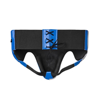 Protection inguinale en cuir personnalisée de haute qualité avec logo, équipement de sécurité sportive pour les arts martiaux et l'entraînement de boxe.
