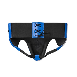 Protection inguinale en cuir personnalisée de haute qualité avec logo, équipement de sécurité sportive pour les arts martiaux et l'entraînement de boxe. - Product Image 6