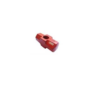 Cabeza de martillo de herrero de acero al carbono forjado sin mango, pintada en rojo, octogonal, precio de fábrica OEM - Product Image 2