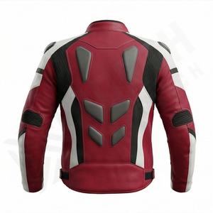 Veste de moto en cuir véritable pour homme de qualité supérieure, nouvelle arrivée, vestes de moto d'hiver, protections amovibles, personnalisables - Product Image 2