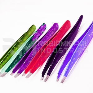 Pinzas Cosméticas para Cejas RMI, Pinzas para Cejas de Acero Inoxidable Sostenible en Todos los Colores y Juego de Tijeras con Estuche de Cuero, Logotipo Personalizado - Product Image 6