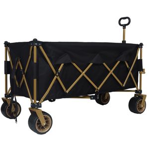 Carro utilitario plegable de servicio pesado grande Extra largo de 51 pulgadas, capacidad de 480lbs, ruedas todoterreno de 7 ", carrito de camping que ahorra espacio 1:6 - Product Image 4