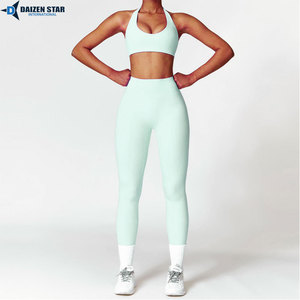 Conjunto de Yoga de Alta Elasticidad para Mujer, Ropa Deportiva Transpirable de Secado Rápido, Conjunto de Leggings para Fitness - Product Image 4