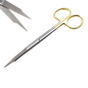 Tijeras de Tenotomía Stevens Curvas de 11 cm, de Carburo de Tungsteno y Acero Inoxidable, Instrumento Quirúrgico Manual de Precisión para Tejidos, con Certificación CE - Product Image 1