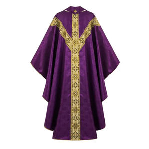 Nuevas llegadas 2026: Túnicas de clérigo, casullas, surpresas, sotanas, vestimenta sacerdotal de alta calidad para la Iglesia Católica, obispos y clérigos doctorales. - Product Image 1