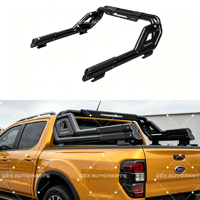 Barra Antivuelco Deportiva de Acero al Carbono de Alta Resistencia con Luz LED Anticorrosión, para Ford Ranger Raptor Hilux D-Max NP300