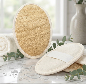 ใยบวบธรรมชาติรูปวงรี สำหรับขัดผิว ดูแลผิวกาย ผลิตจากเวียดนาม - Product Image 4