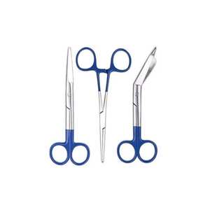 Ensemble de ciseaux médicaux colorés et de pinces Kelly en acier inoxydable, outils de coupe de bandages pour infirmières, chirurgie générale, manuels et réutilisables - Product Image 6