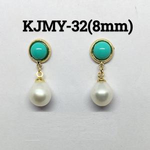 Boucles d'oreilles en perles naturelles de haute qualité avec finition plaquée or ou argent, disponibles à la qualité et au prix d'exportation - Product Image 5