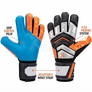 Gants de gardien de but personnalisés à faible MOQ avec numéro imprimé, dos en mousse, paume en latex antidérapante et manchette ajustable - Product Image 5