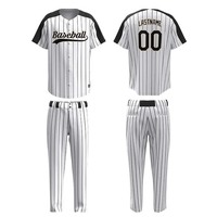 Hersteller Großhandel Maßgeschneiderte Highschool Sublimations-Baseball- und Softball-Uniformen Jugend-Baseball-Trikotsätze