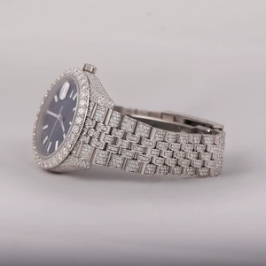 Reloj de Moissanita Personalizado que Pasa la Prueba del Diamante, Color DEF, VVS, Estilo Hiphop, para Hombre - Product Image 3