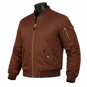 Factory Manufactured Custom Wholesale Autumn <b>Men</b> Bomber <b>Jacket</b> High Quality Coat <b>Flight</b> Bomber <b>Men</b> <b>Jacket</b> - Product Image 1