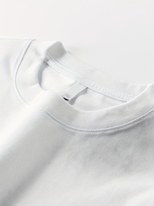 Nueva Camiseta con Estampado Personalizado y Lavado Ácido, Color Morado Sólido, Corte Holgado y Cuadrado, Camisetas para Hombre - Product Image 3