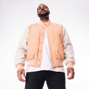 Chaqueta Varsity de Manga Larga para Hombre, Nueva Moda, Personalizable con Logotipo y Color, Bordado Frontal, Alta Calidad - Product Image 4