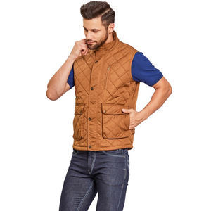 Chaquetas sin Mangas para Hombre, Diseño Personalizado al por Mayor OEM 2026, Corte Ajustado, Multibolsillos, Ropa de Invierno Cálida, Lisas, Venta Caliente - Product Image 5