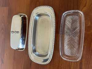 Beurrier de luxe en acier inoxydable avec couvercle – Rangement moderne pour la cuisine - Product Image 2