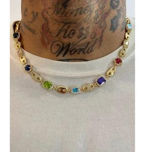 Collar de Cadena de Diamantes Moissanite de Lujo, Estilo Hip-Hop, para Hombre y Mujer, Disponible para Exportación - Product Image 1