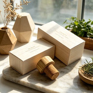 Bouchon de bouteille de vin en bois en forme de T avec bouchon en liège pour whisky, rhum, brandy, spiritueux, liqueurs, fermeture de bouteille en bois personnalisée - Product Image 3