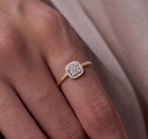 Bague d'éternité de mariage en or plaqué 14 carats de qualité supérieure, sertie de diamants de laboratoire certifiés IGI, bijoux fins pour femmes - Product Image 6