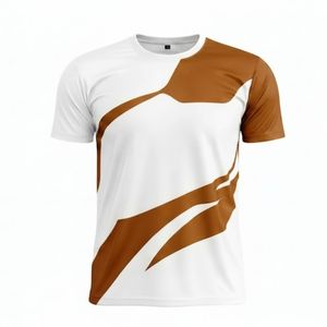 เสื้อยืดโพลีเอสเตอร์ลำลองสำหรับผู้ชายและผู้หญิง เนื้อผ้านุ่ม ระบายอากาศได้ดี น้ำหนักเบา คอกลม แขนสั้น ใส่ได้ทุกวัน เสื้อยืดแบบยูนิเซ็กส์ - Product Image 1
