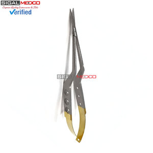 Micro Scissors 8 Inch Manual Stainless Steel <b>Neurosurgery</b> Autoclavable Precision Surgical Cutting <b>Instrument</b> for Delicate - Product Image 5