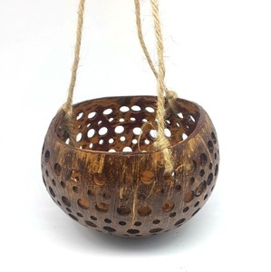<b>Large</b> coconut shell pots for <b>plants</b> top sale coco flower pot planter eco-friendly planters - Product Image 2
