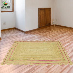 Tapis en fibre de jute biologique, haute durabilité et facile à nettoyer, idéal pour chambre d'amis et couloir - Product Image 2
