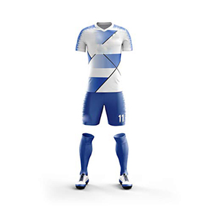 Tenue de sport de football américain sublimée avec motif d'ailes dynamiques, uniforme d'équipe personnalisé pour les athlètes compétitifs - Product Image 2