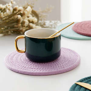 Natural Fiber Jute <b>Table</b> Mat – Strong Handmade Placemat for Dining <b>Table</b> <b>Protection</b> and Daily Use - Product Image 3