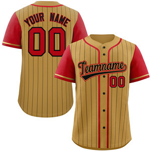 Maillots de baseball/softball personnalisés 100% polyester respirant, impression numérique, bretelles réglables, manches courtes, unisexe adulte, vente en gros - Product Image 4