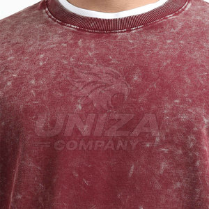 T-shirt décontracté délavé à l'acide pour homme, coupe classique, style urbain, en tissu polaire doux, respirant, séchage rapide, confortable, haut tendance pour le quotidien - Product Image 6