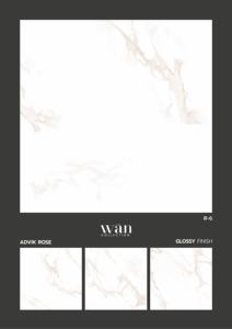 กระเบื้องพอร์ซเลนเคลือบเงาพรีเมียม ขนาด 600x600 มม. 60x60 ซม. 24x24 นิ้ว ผิวเซรามิกวิทริฟายด์ขัดเงา ทนทาน ใช้ปูพื้นและผนังภายใน - Product Image 3