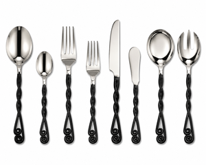 Juego de Cubiertos Minimalistas de Plata de Primera Calidad a Precio de Mayoreo, Cuchara, Tenedor y Cuchillo de Acero Inoxidable para Mesa de Comedor - Product Image 3