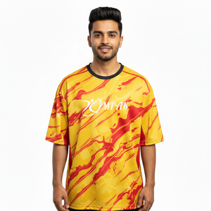 Camiseta Urbana Moderna de Gran Tamaño con Sublimación, Ropa Casual para Hombre, Estilo Urbano, Corte Holgado, para Uso Diario - Product Image 1