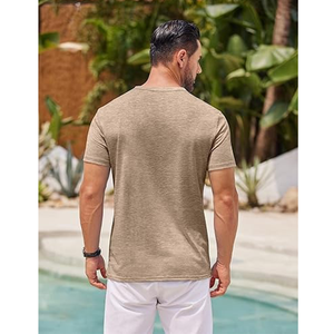 เสื้อยืดผ้าฝ้ายคุณภาพสูงสำหรับผู้ชาย - Product Image 4