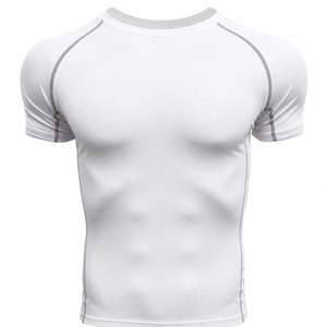 Camisetas de Compresión Deportivas de Manga Corta de Secado Rápido para Gimnasio, Personalizables, Lisas - Product Image 1
