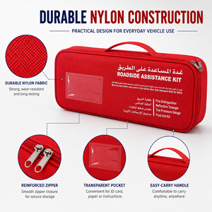 Kit de Herramientas de Emergencia para Automóvil, Portátil, Impermeable, de Nailon, para Asistencia en Carretera, con Suministros de Primeros Auxilios, OEM ODM - Product Image 3