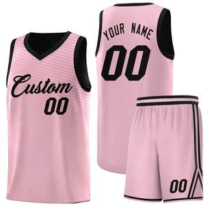 Conjunto de Uniforme de Baloncesto Personalizado, Azul Claro, Cuello en V, Sin Mangas, Malla Transpirable, Unisex, Adulto, Impresión Sublimada, Número 00, 100% Poliéster - Product Image 4