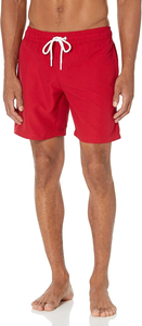 Wholesale Custom Logo <b>Men</b> Casual Shorts Quick Dry Red Beach Board Shorts Lightweight Summer Swim <b>Trunks</b> Elastic Waist Sports - Product Image 4