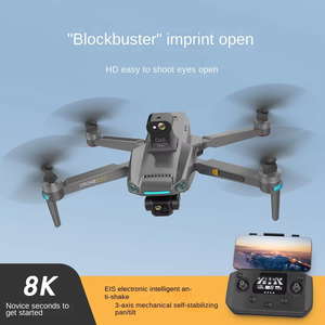 โดรนรุ่นเริ่มต้น S808 Brushless พลาสติก ไร้คนขับ หลบหลีกสิ่งกีดขวางรอบทิศทาง 360 องศา ป้องกันการสั่นไหว PTZ 8k HD พับเก็บได้ - Product Image 4