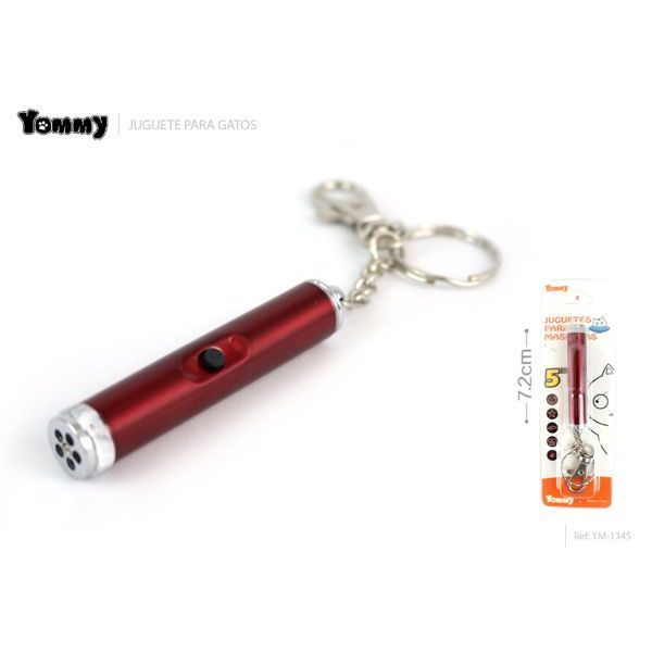 Yommy Laser Cat Teaser 7.2cm Keychain Toy For Cats