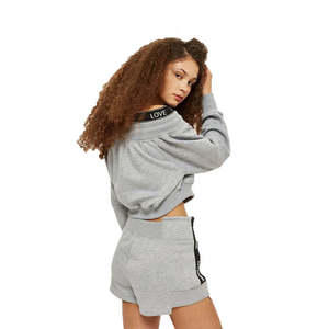 2026 Customized Color & Size Crop Top Long Sleeve Drawstring Hoodie Front Pullover Style High Quality Women's Hoodie - Product Image 6