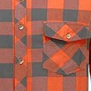 Camisa de franela de alta calidad y secado rápido, con teñido permanente de colores, estilo elegante con botones. - Product Image 5
