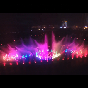 Fuente Musical Exterior LED de Acero Inoxidable Moderna, Grande, Personalizada y de Buena Calidad Profesional - Product Image 1