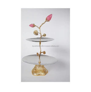 ขาตั้งเค้กโลหะเหล็กตกแต่งบ้าน สำหรับงานแต่งงานและอุปกรณ์จัดงานเลี้ยง โดย Tayyab Handicraft ผลิตในอินเดีย - Product Image 1