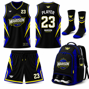 Custom Sublimated Basketball Uniform Set Men Sports Jersey Shorts Team Basketball Kit Training Basketball Uniform Kit - Product Image 4